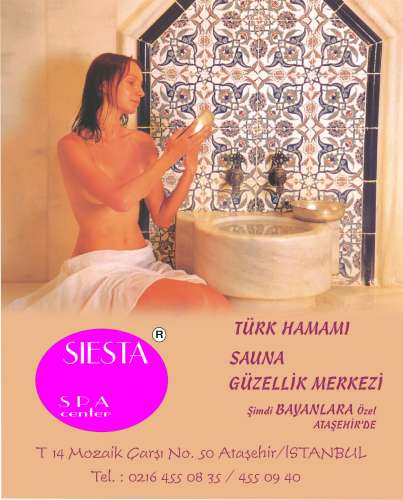 SIESTA SPA CENTER TÜRK HAMAMI, SAUNA, GÜZELLİK MERKEZİ